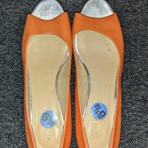 Cole Haan Peep Toe Flats